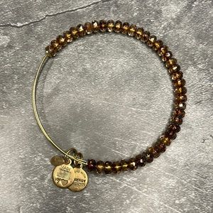 Alex & Ani Brown Beaded Bracelet